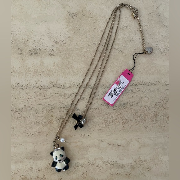Betsey Johnson Panda Necklace - Picture 3 of 5